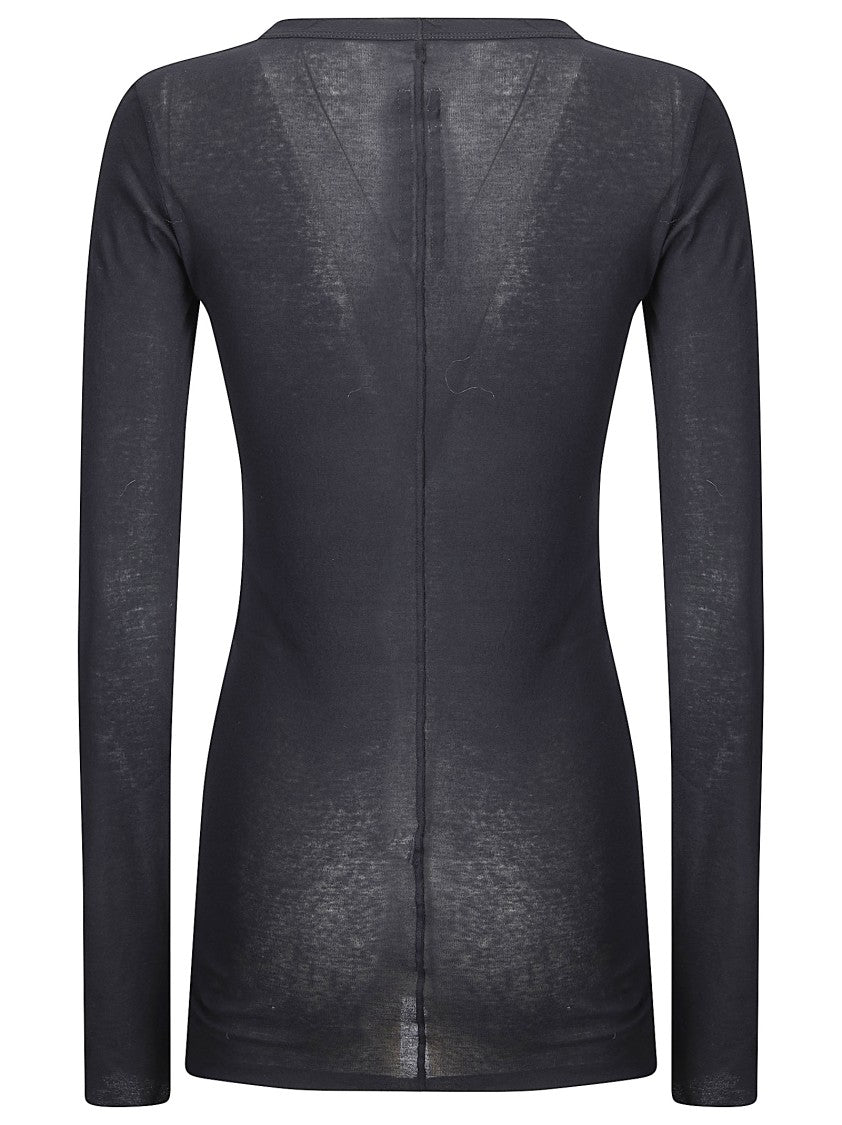 Rick Owens Rib Long Sleeve Top