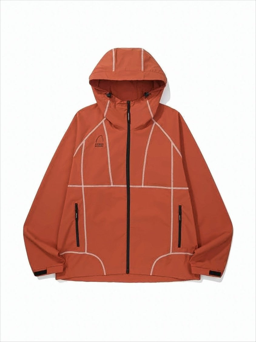 Sierra Designs Hooded Jacket With Reflective Piping