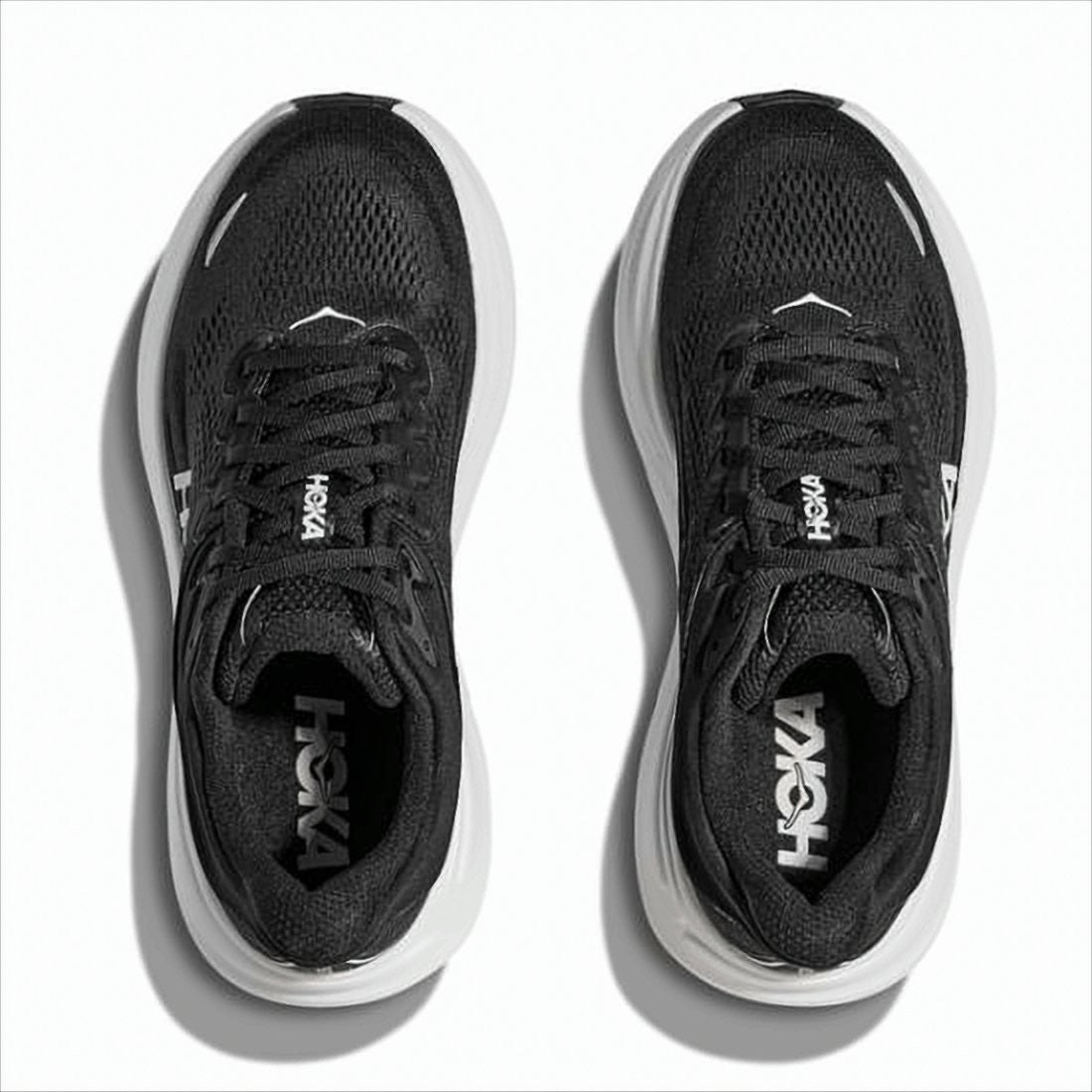 Hoka Breathable Black Mesh Sneakers