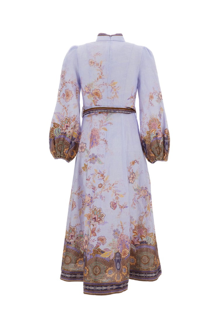 Zimmermann Luna Button Midi Dress