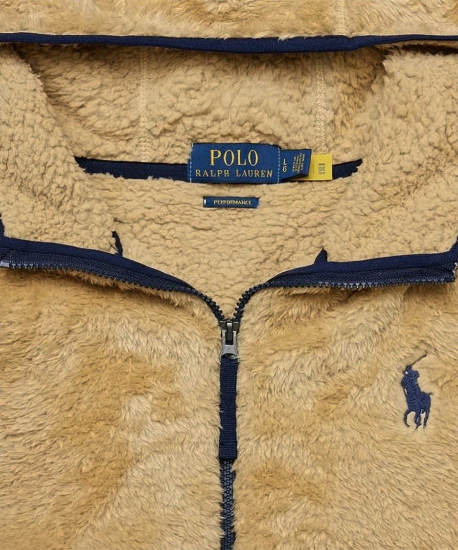 Polo Ralph Lauren Fleece Sweatshirt With Textured Fabric And Logo