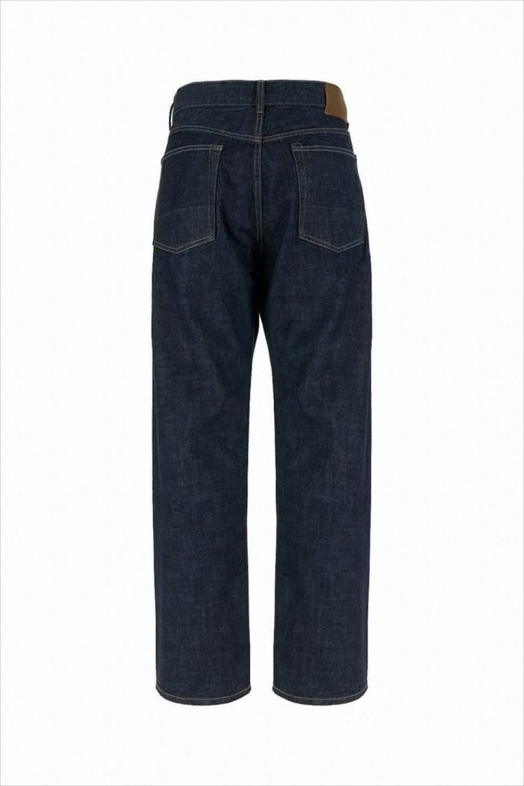 Our Legacy Straight-Leg Denim Pants With Cropped Length