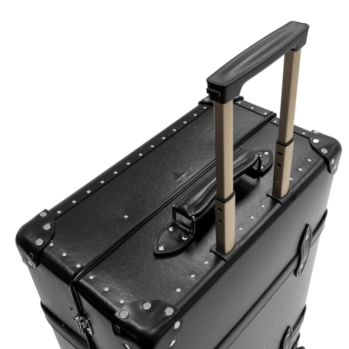 Globe Trotter Centenary Large Check-In Suitcase With Leather Accents