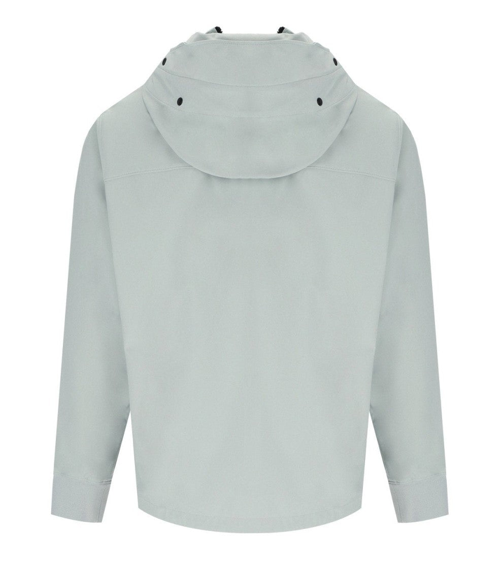 C.P. Company Shell-R Blue Fox Hooded Jacket