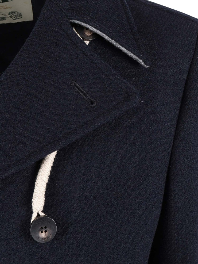 Camplin Island - S Double-Breasted Wool Coat