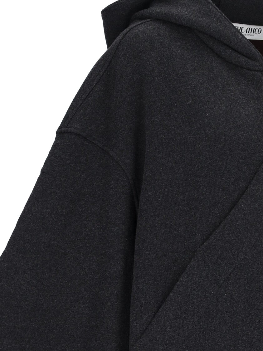 The Attico Logo Hoodie – Black