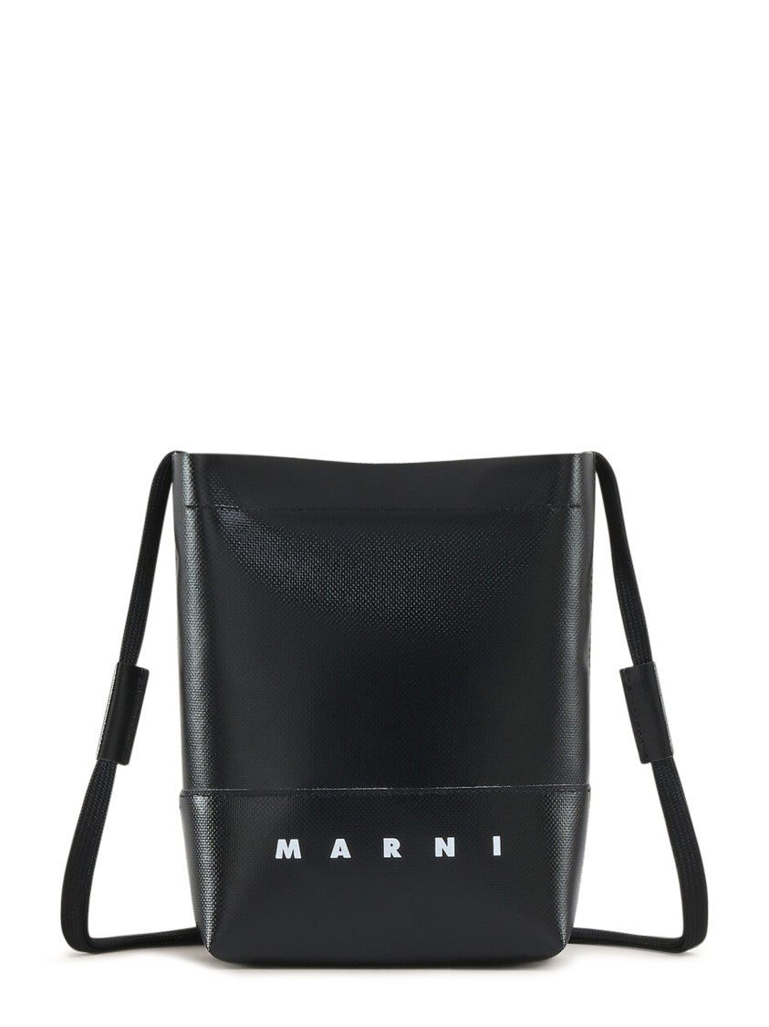 Marni Textured Ovine Leather Bag With Adjustable Strap