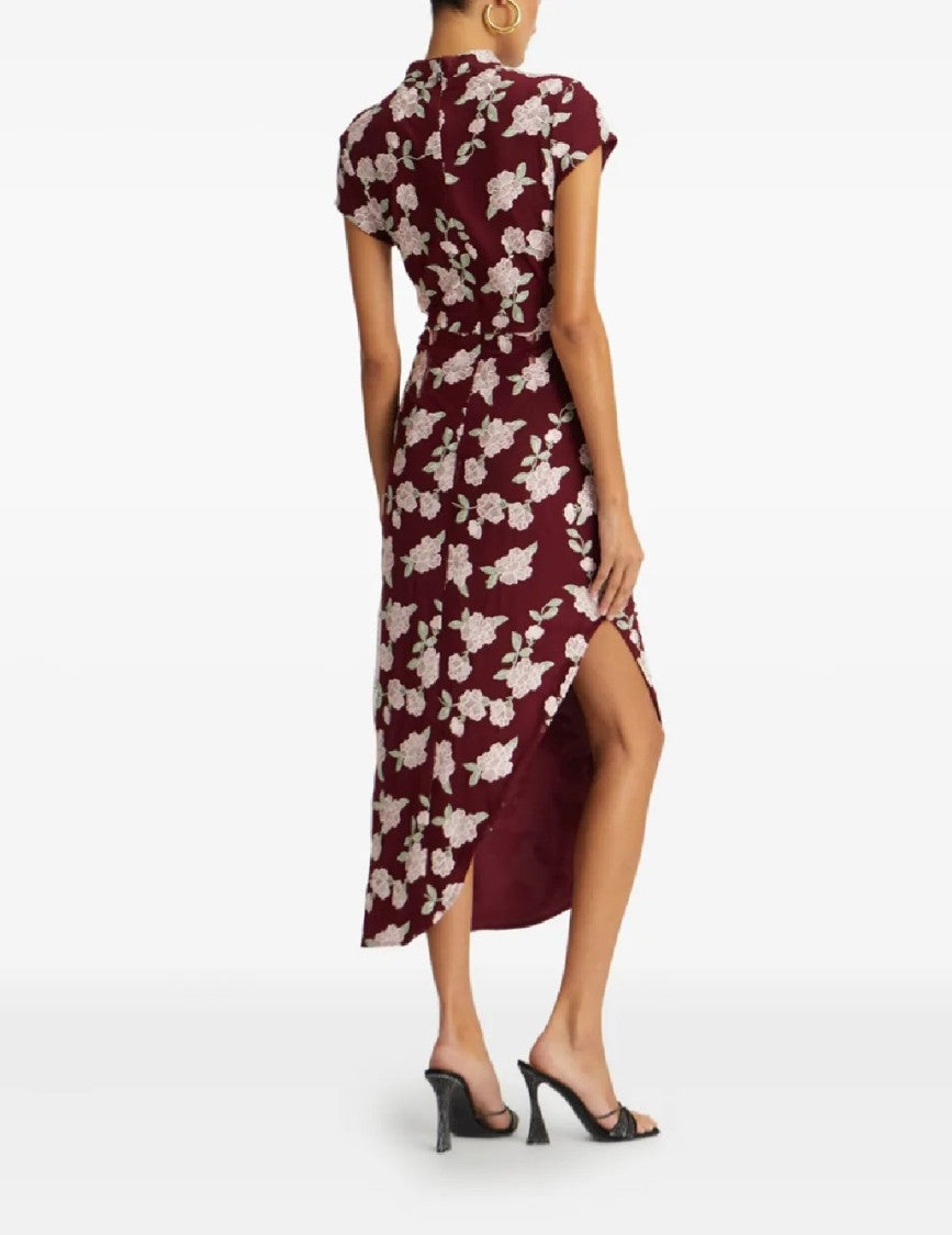 Rotate Mesh Asymmetric Dress