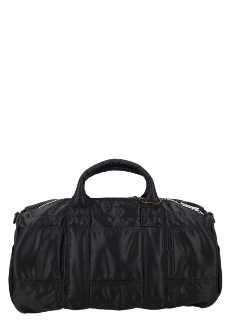 Porter-Yoshida & Co. Neutrals Tanker Drum Glossy Padded Handles Duffel Bag