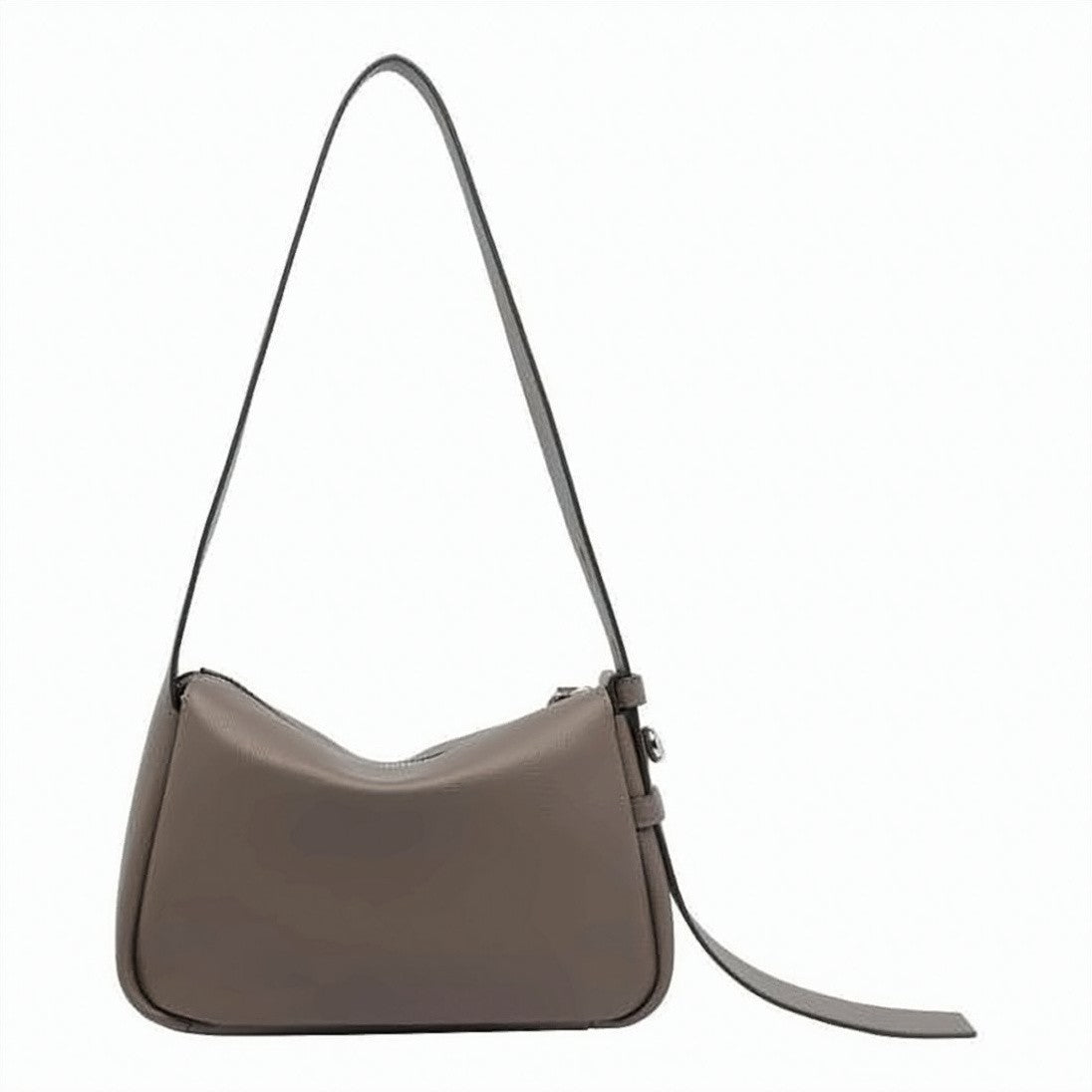 Tory Burch Brown Structured Rectangular Cowhide Shoulder Bag