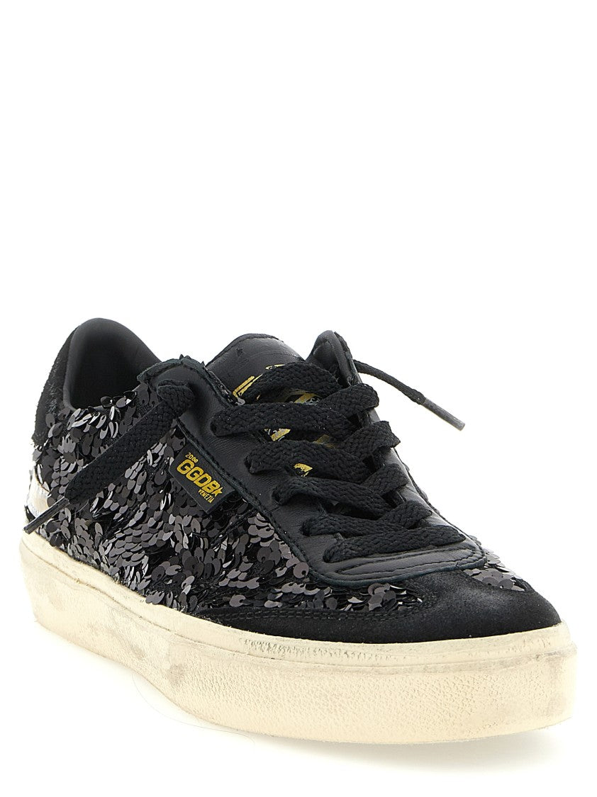 Golden Goose 'Soul Star' Sequin And Leather Sneakers