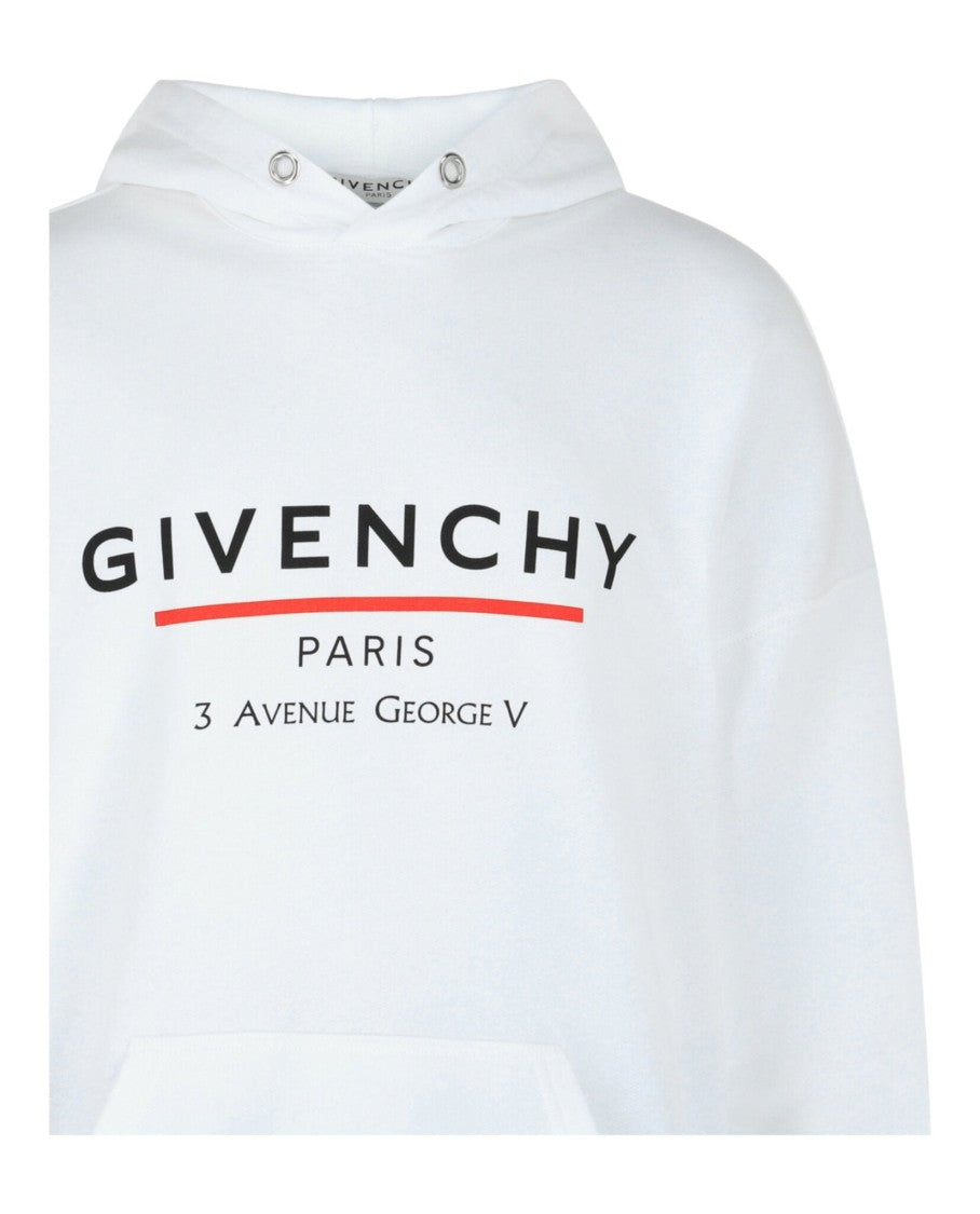 Givenchy Logo Graphic Print Hoodie