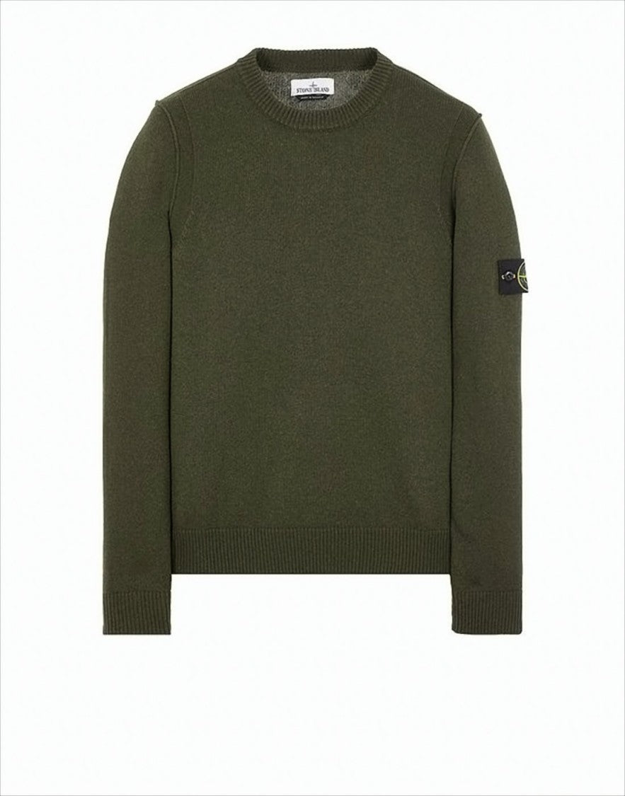 Stone Island Classic Crew Neck Grey Sweater