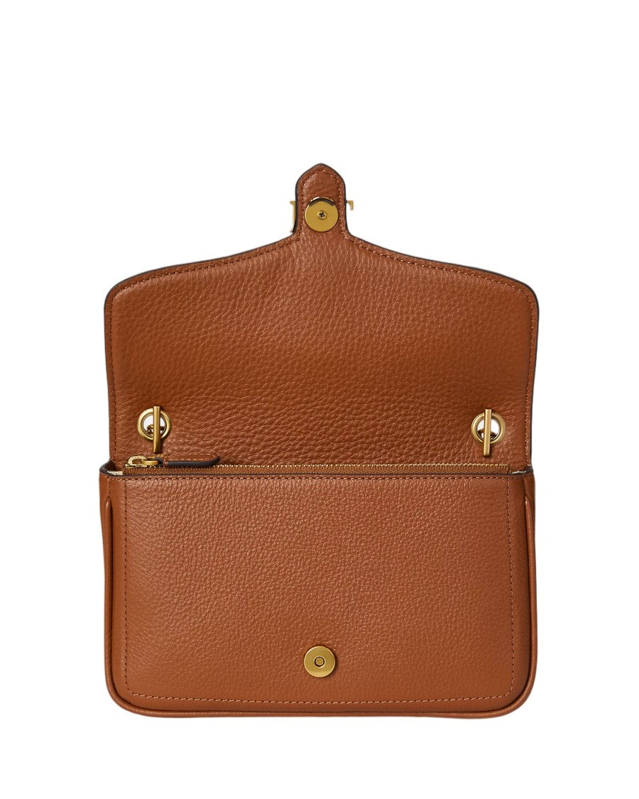 Lauren Ralph Lauren Luxe Pebble Leather Wallet On A Chain