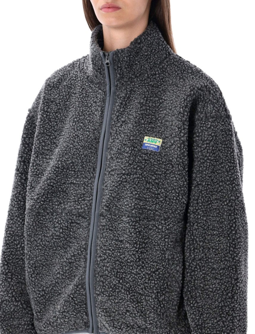 American Vintage Hok Town Pile High-Collar Full-Zip Fleece Jacket