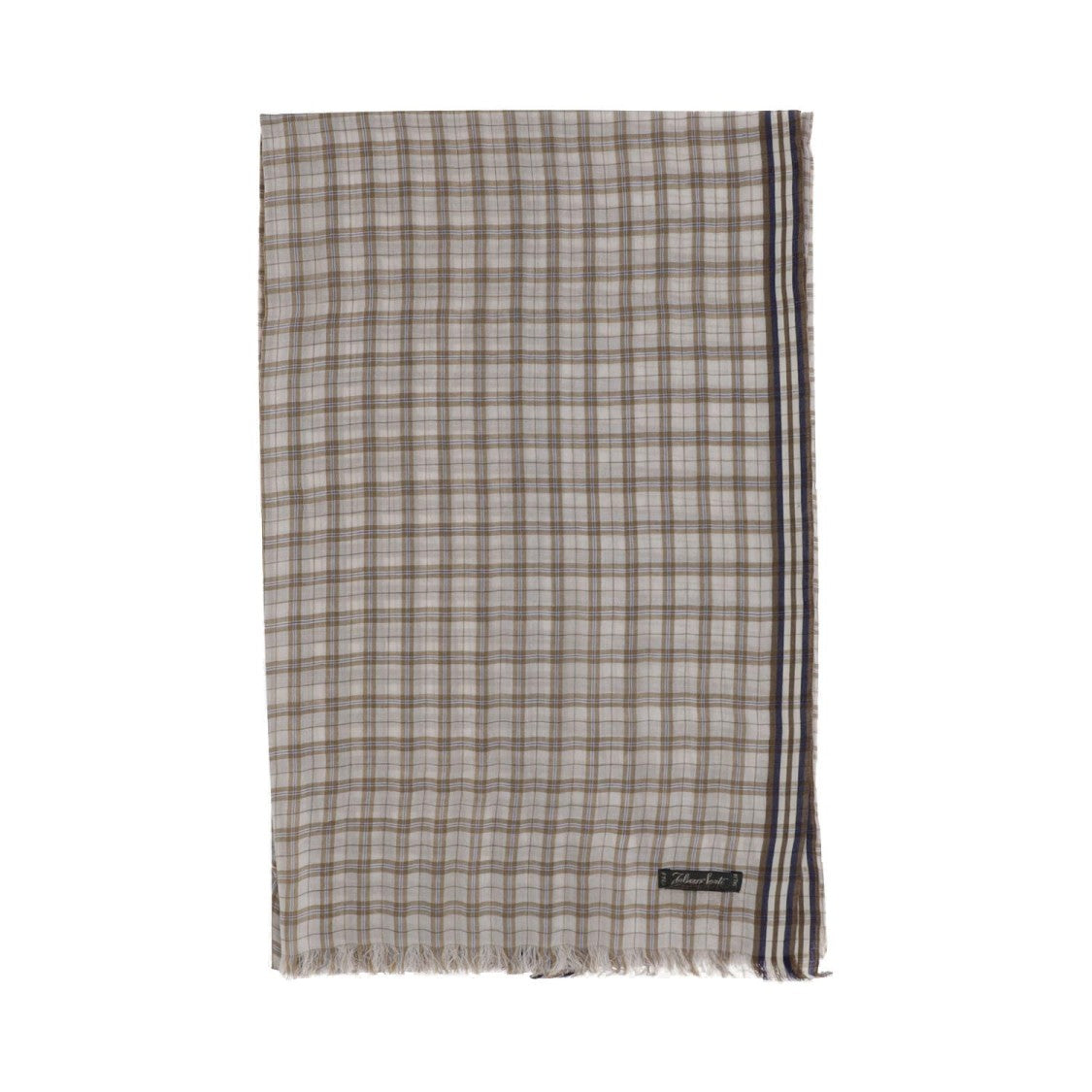 Faliero Sarti Silk Plaid Scarf