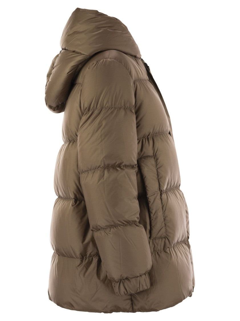 Max Mara Seia - Drip-Proof Canvas Down Jacket