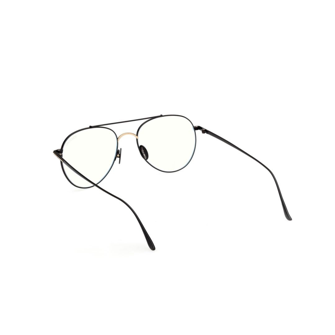 Tom Ford Ft6040-B Thin Metal Frame Eyeglasses