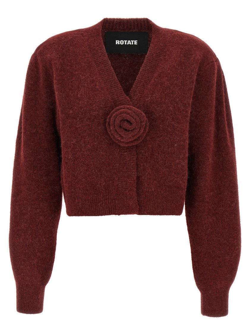 Rotate Birger Christensen 'Knit Puffsleeve' Cardigan