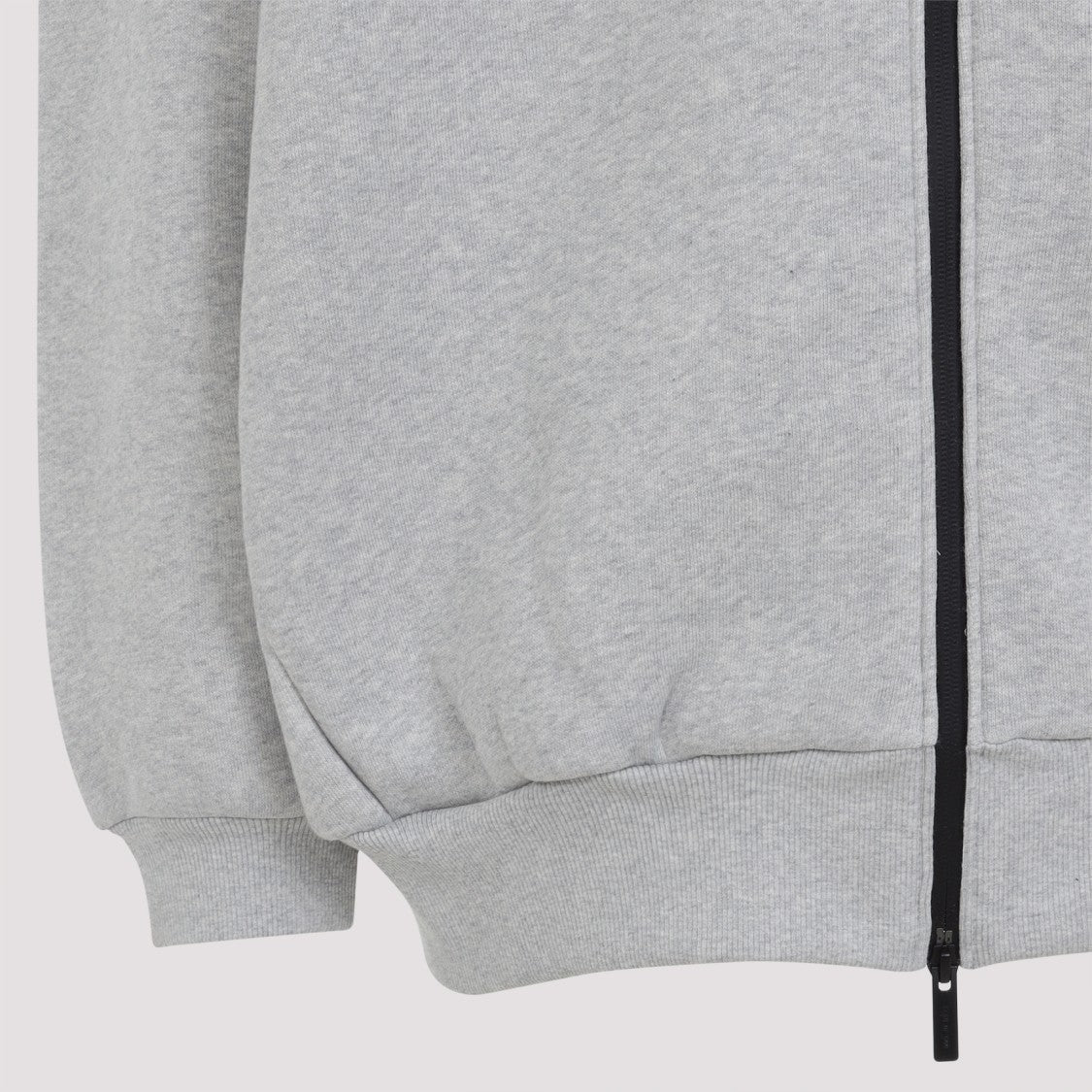 Fear Of God Zip Grey Cotton Hoodie