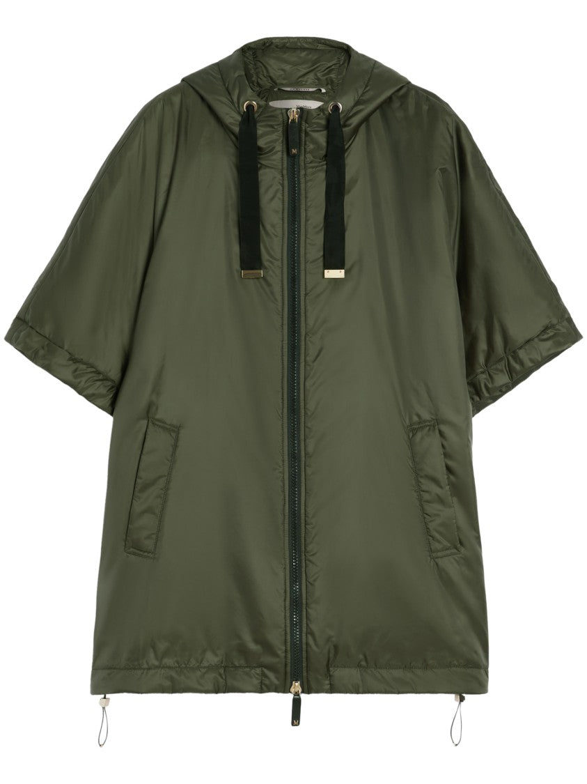 Max Mara Lightweight Hooded Jacket With Relaxed Fit And Functional Design