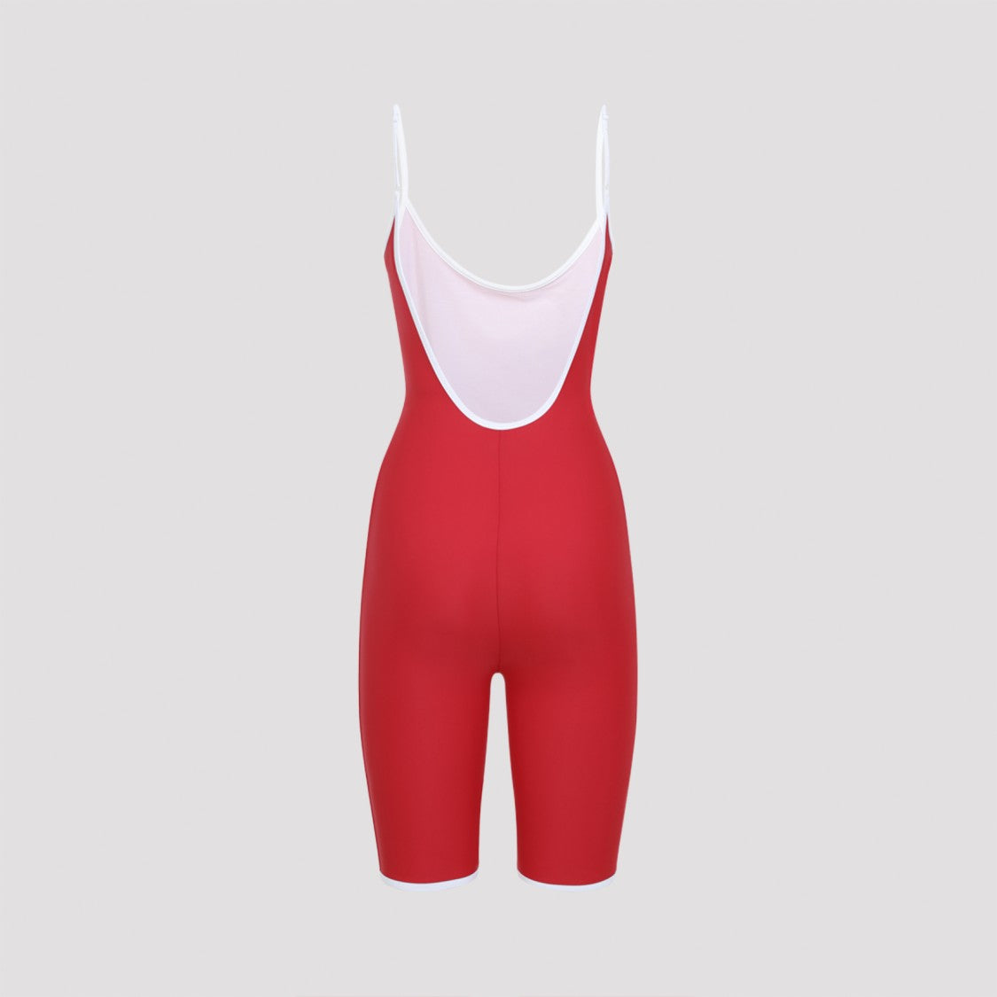 Moschino Fitted Red One-Piece Swimwear