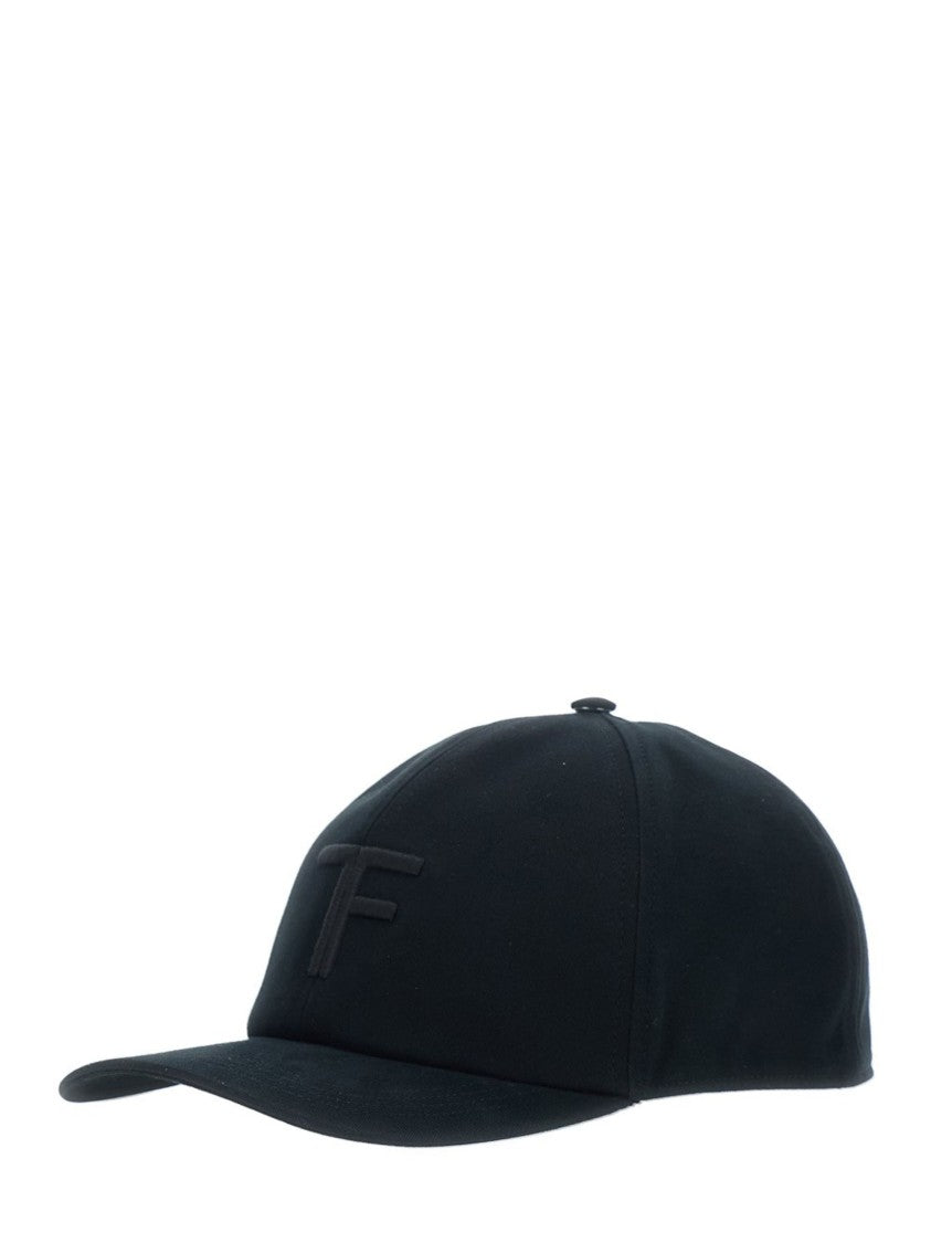 Tom Ford Canvas Cap With Embroidered Logo And Adjustable Strap