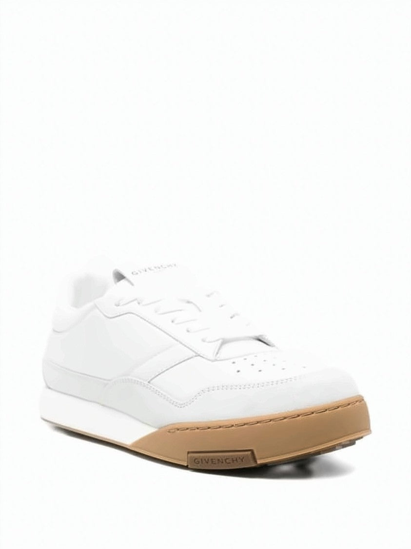 Givenchy White Low-Top Sneakers With Contrast Sole