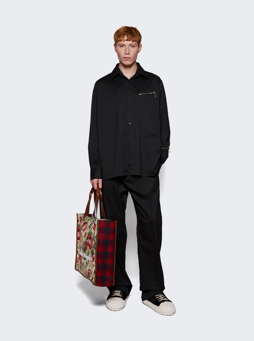 Mm6 By Maison Margiela Slim-Fit Tailored Pants With Belt Loops