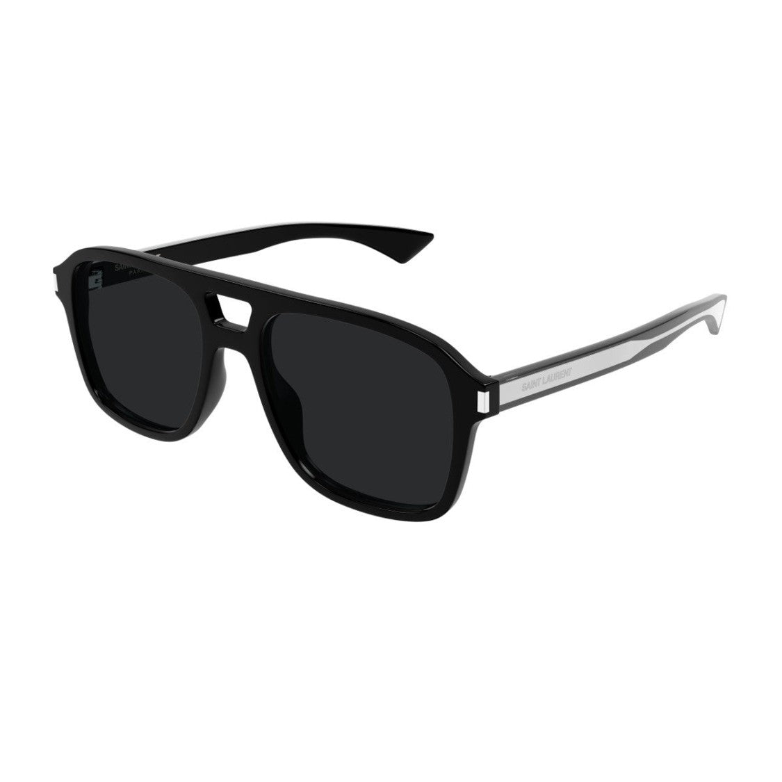 Saint Laurent Black Sl 881 Acetate Pilot Sunglasses