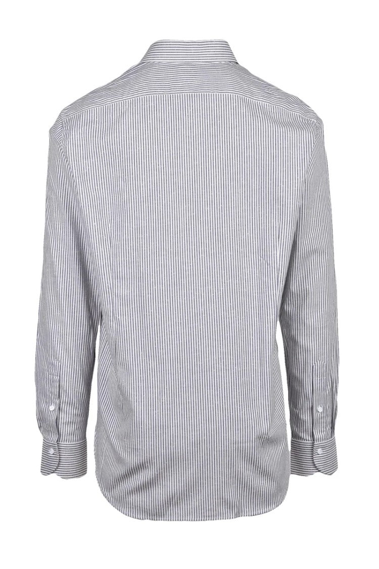 Carrel White/Blue Wool Shirt