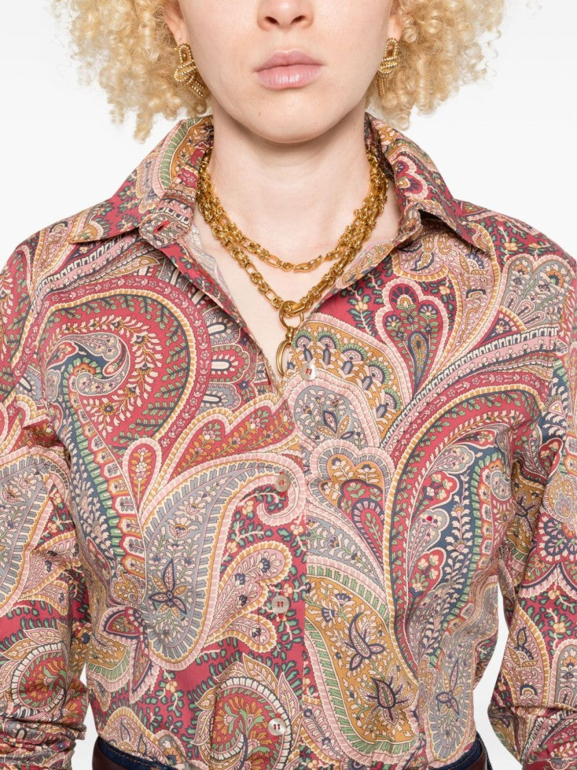 Etro Classic Button-Down Shirt With Paisley Pattern