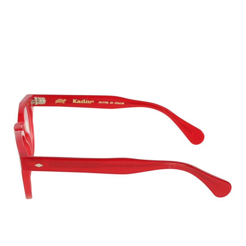 Kador Woody Cal 44 Red Rounded Frame Eyeglasses