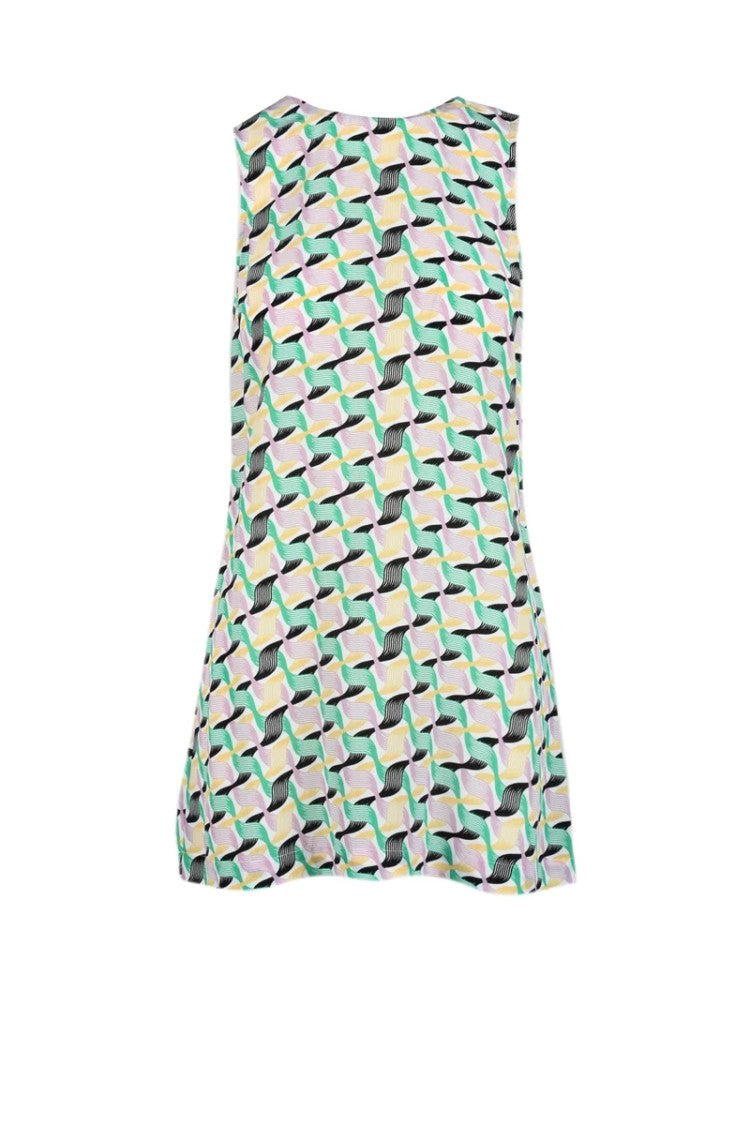 Attic And Barn Multicolor Viscose Silk Top