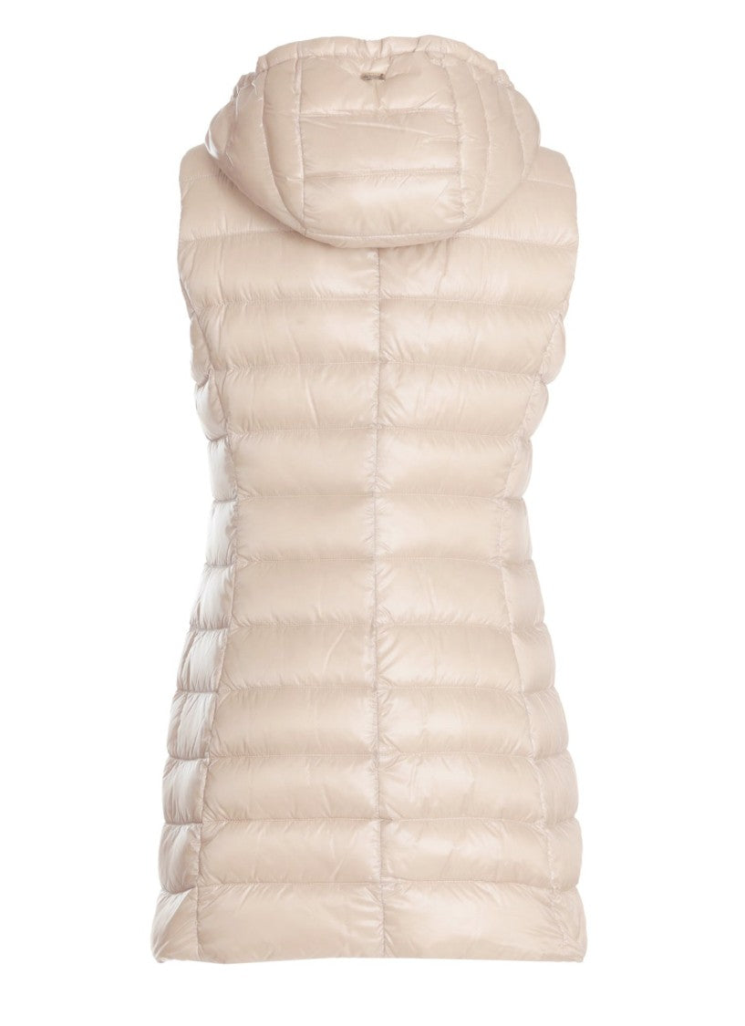 Herno Quilted Puffer Vest With Hood