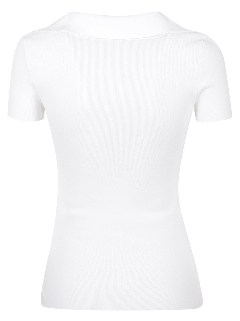 Balenciaga Fitted Polo With V-Neckline