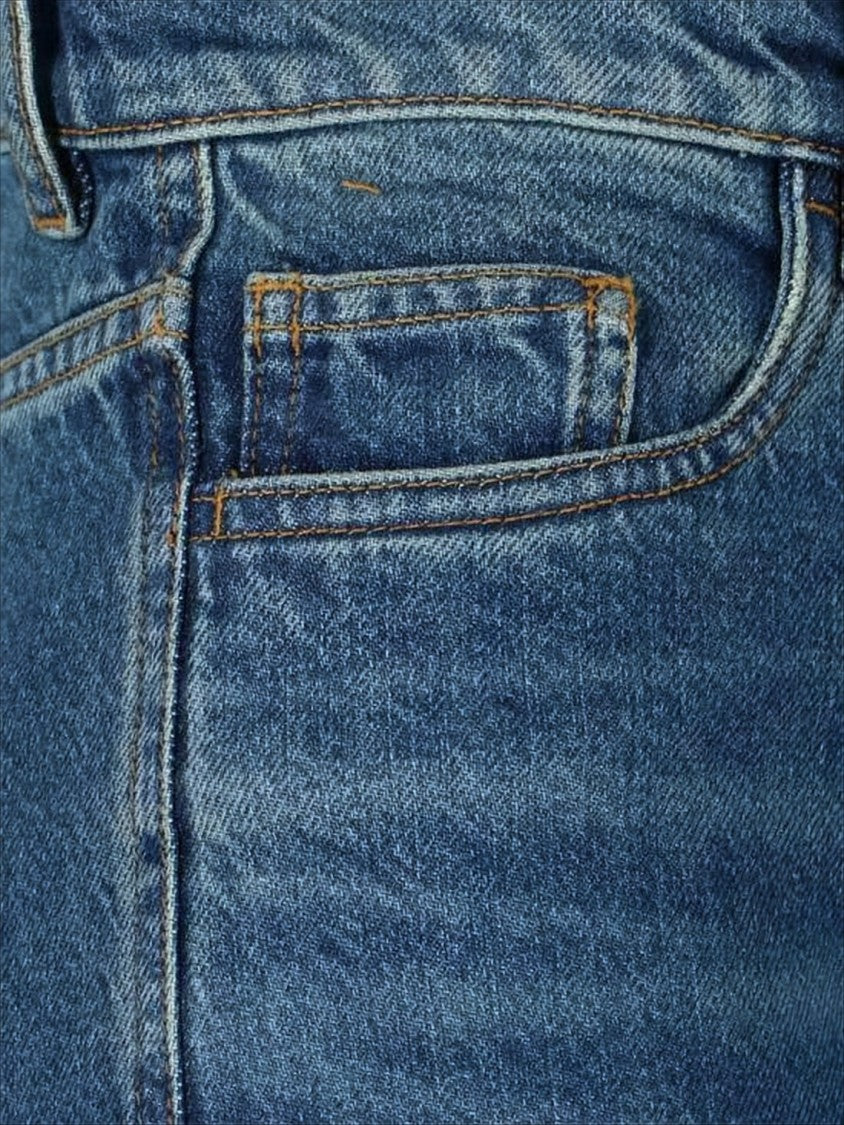 Coperni High-Waist Denim Pants With Flared Leg