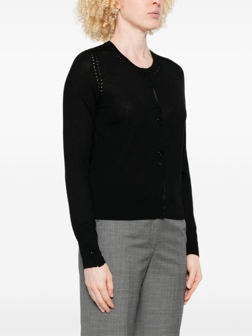 Liu Jo Fitted Round Neck Cardigan