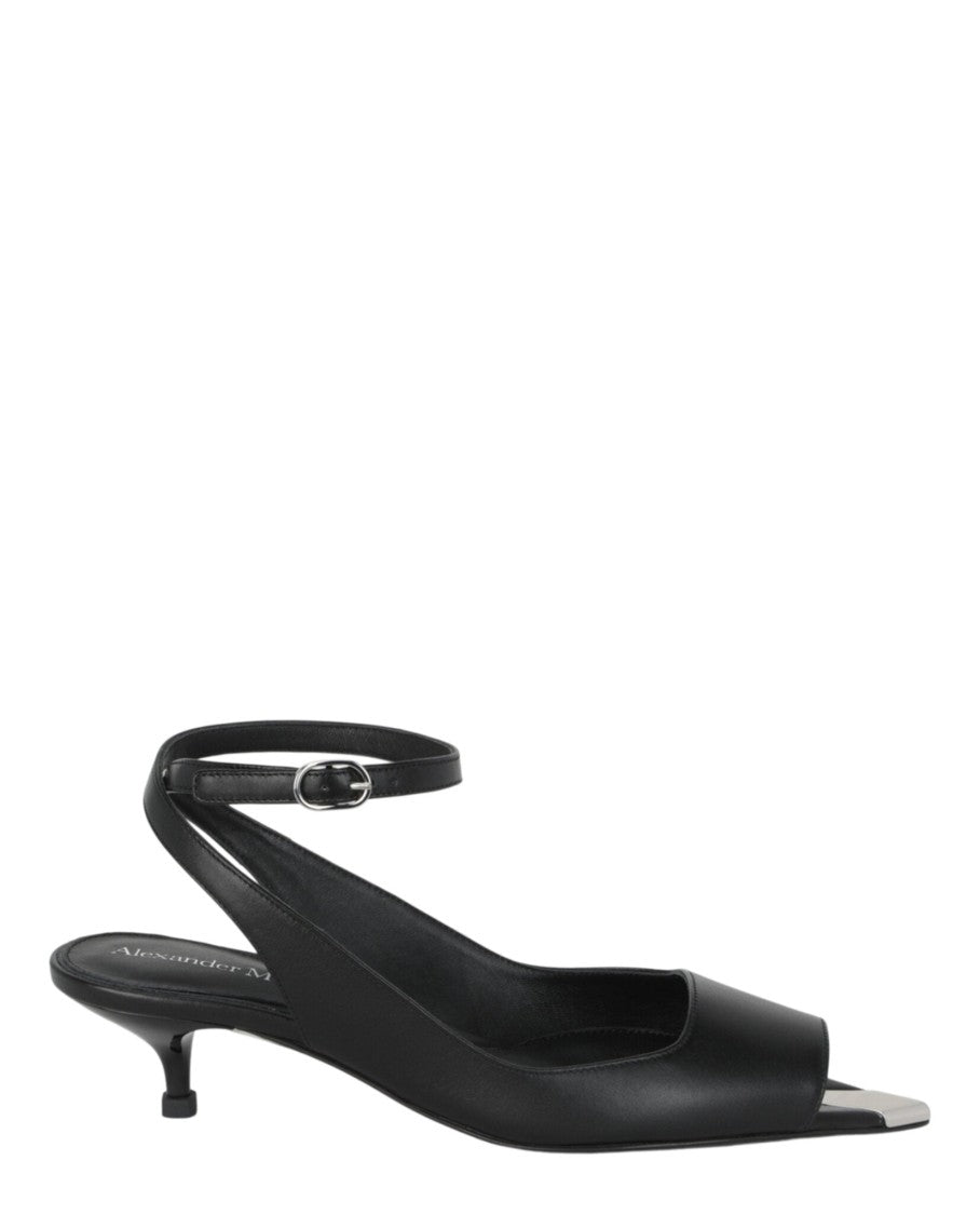 Alexander Mcqueen Punk Peep Toe Sandals