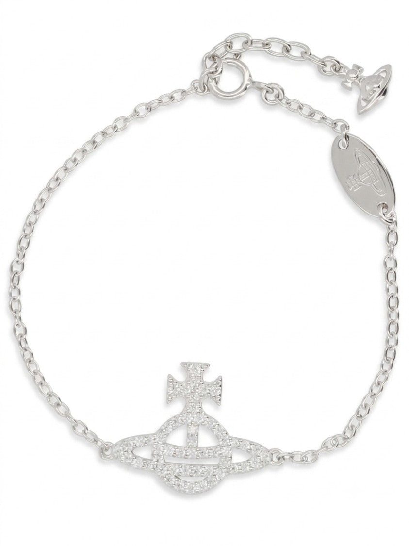 Vivienne Westwood Calliope Orb Silver Chain Bracelet