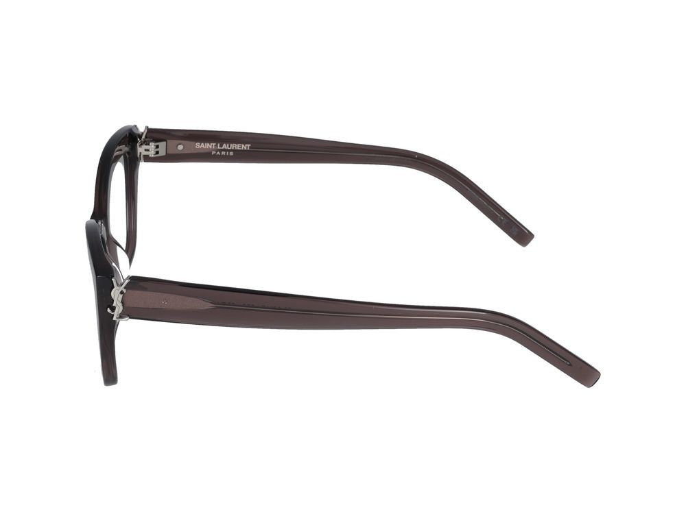 Saint Laurent Eyeglasses Sl M117 003 Brown Brown Transparent 53/17/140