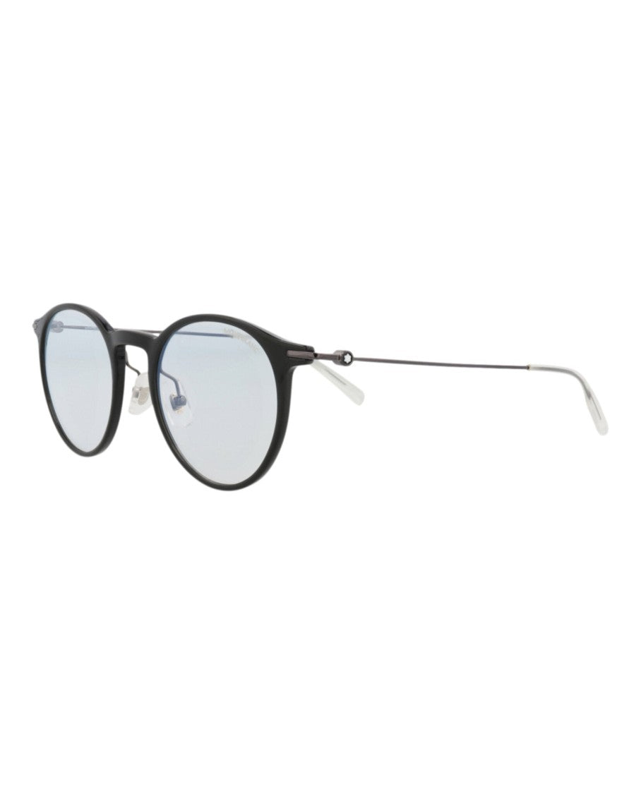 Montblanc Photochromic Round-Frame Injection Sunglasses