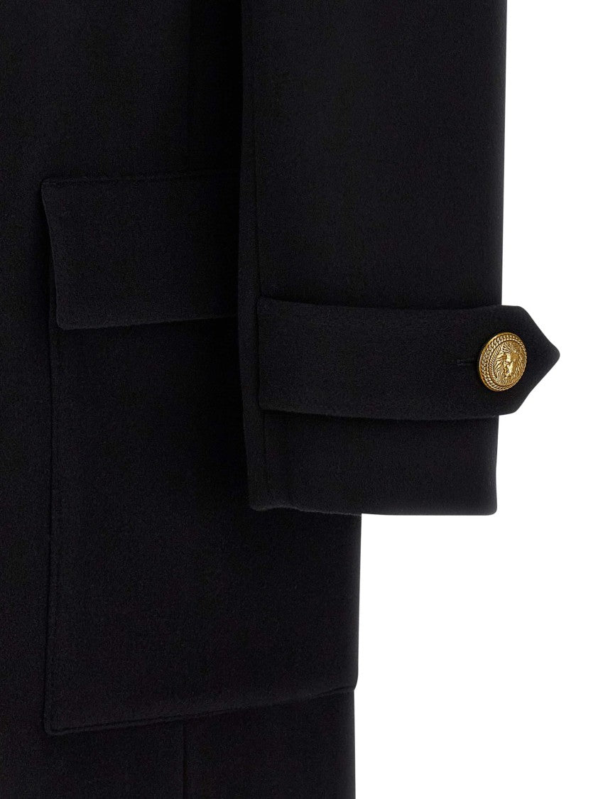 Balmain Removable Plastron Coat