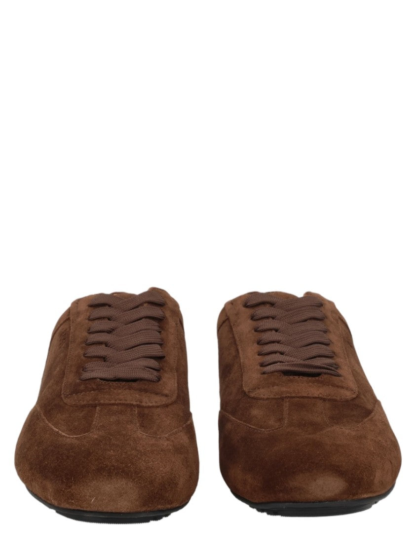 Boss Noel Brown Suede Tonal Laces Sneakers
