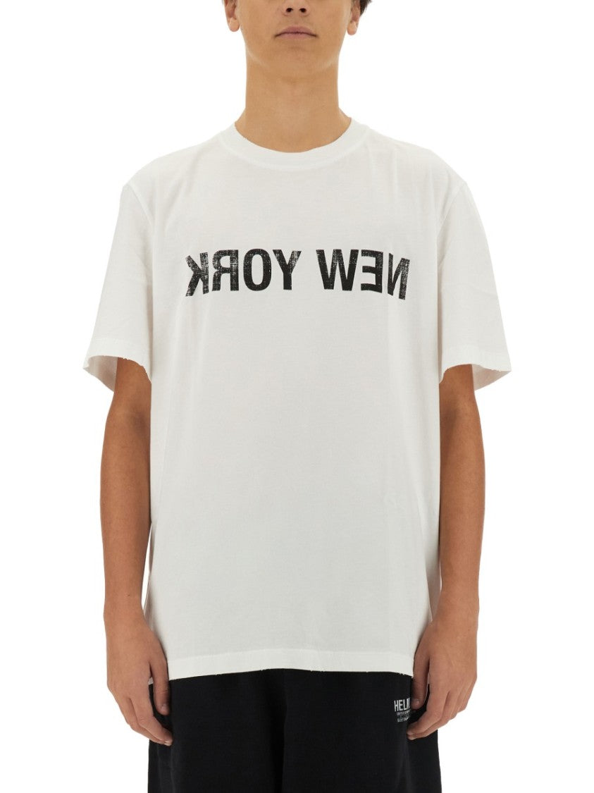 Helmut Lang Bold Graphic Logo T-Shirt