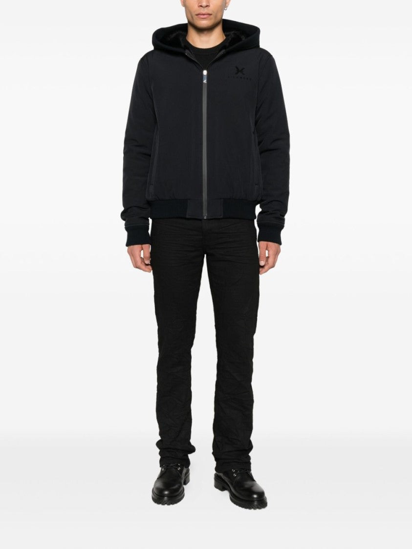 Richmond Black Zip-Up Jacket With Hood