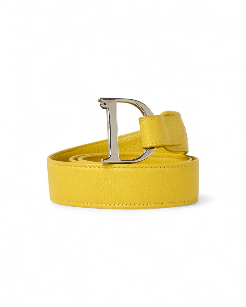 Dior Yellow Flower Belt