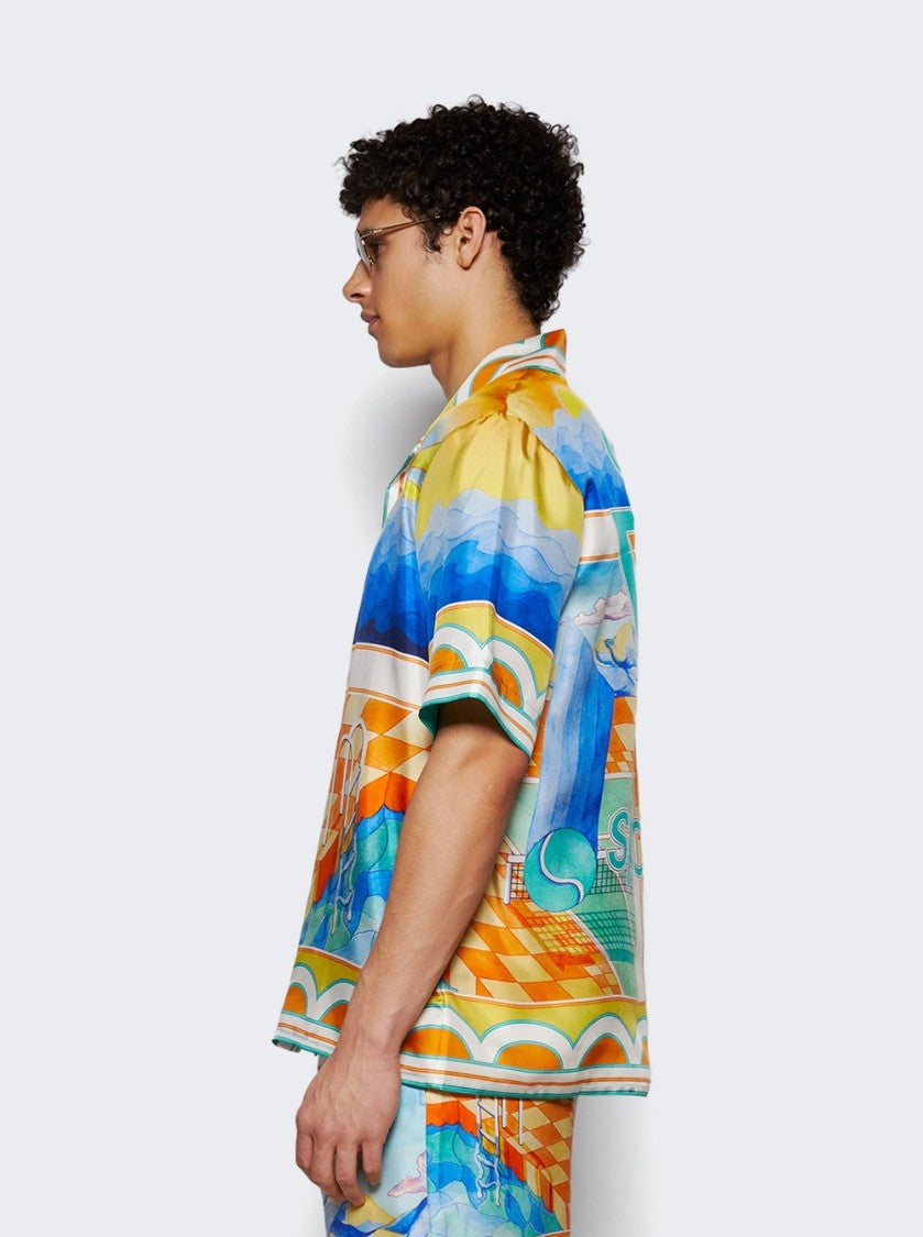 Casablanca Surreal Pool Shirt Multicolor