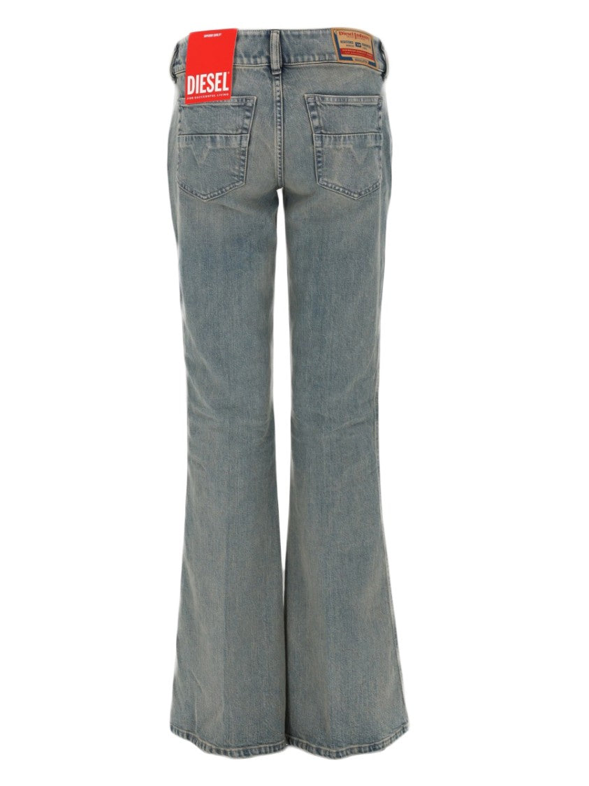 Diesel D-Hush Low Waist Flared Jeans