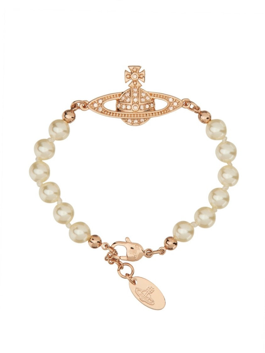 Vivienne Westwood Mini Bas Relief Pearl Bracelet